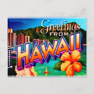 Hawaii Postcard Postkarte