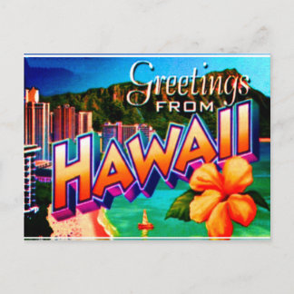 Hawaii Postcard Postkarte
