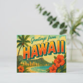 Hawaii Postcard Postkarte (Stehend Vorderseite)