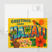 Hawaii Postcard Postkarte (Vorne/Hinten)