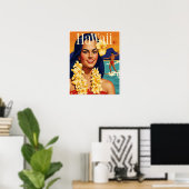 Hawaii Poster (Heimbüro)