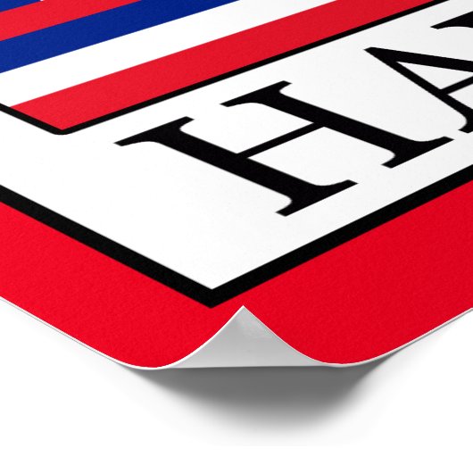 Hawaii Poster (Ecke)