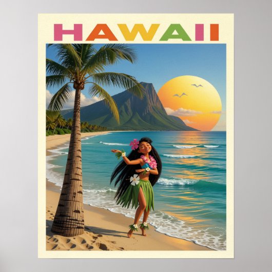 Hawaii Poster (Vorne)