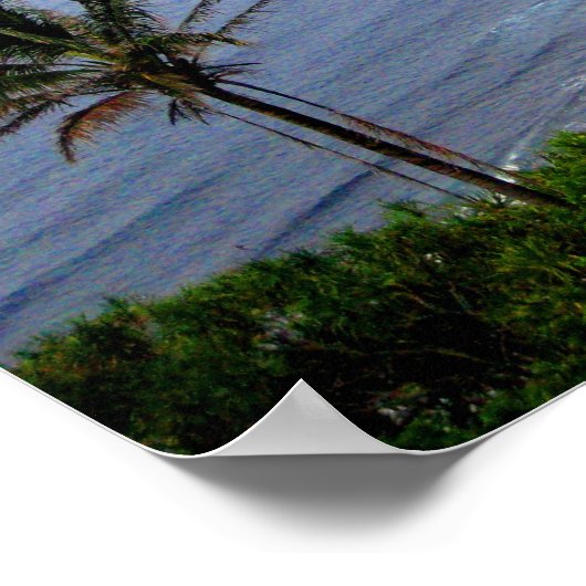 Hawaii Poster von Pulolu Ausblick (Ecke)