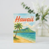 Hawaii Postkarte (Stehend Vorderseite)