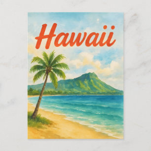 Hawaii Postkarte