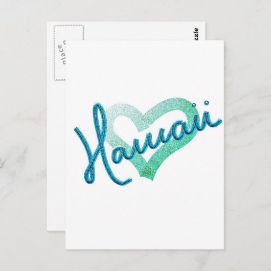Hawaii Postkarte (Vorne/Hinten)