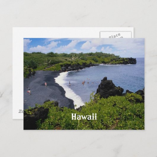 Hawaii Postkarte (Vorne/Hinten)