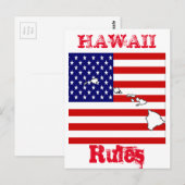 HAWAII POSTKARTE (Vorne/Hinten)