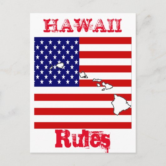 HAWAII POSTKARTE (Vorderseite)