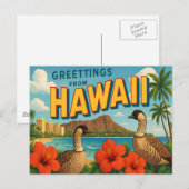 HAWAII Postkarte (Vorne/Hinten)