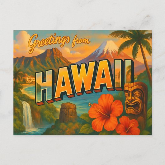 HAWAII Postkarte (Vorderseite)