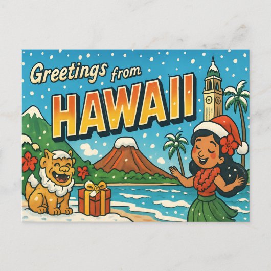 HAWAII Postkarte (Vorderseite)