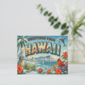 HAWAII Postkarte (Stehend Vorderseite)