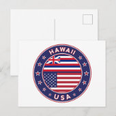 Hawaii Postkarte (Vorne/Hinten)