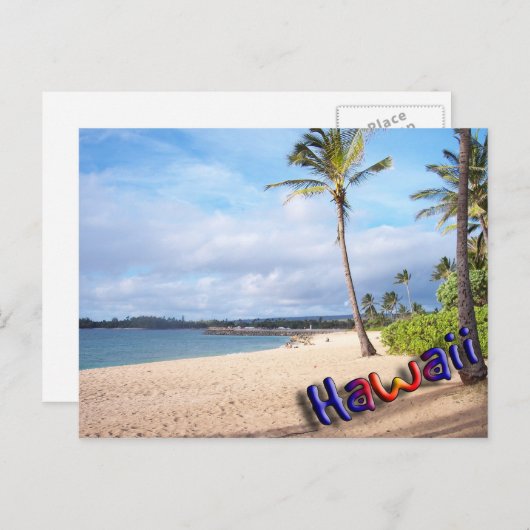 Hawaii Postkarte (Vorne/Hinten)
