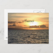 Hawaii Postkarte (Vorne/Hinten)