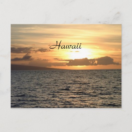 Hawaii Postkarte (Vorderseite)