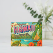 HAWAII Postkarte (Stehend Vorderseite)
