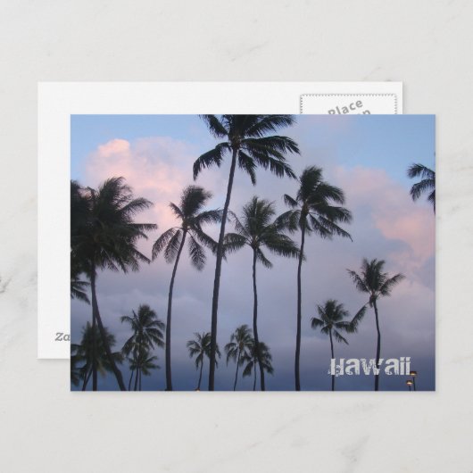 Hawaii Postkarte (Vorne/Hinten)