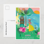 Hawaii Postkarte (Vorne/Hinten)