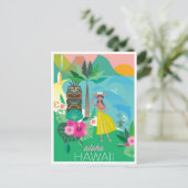 Hawaii Postkarte (Stehend Vorderseite)
