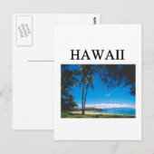 Hawaii Postkarte (Vorne/Hinten)