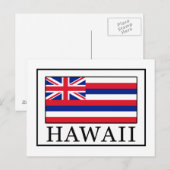 Hawaii Postkarte (Vorne/Hinten)