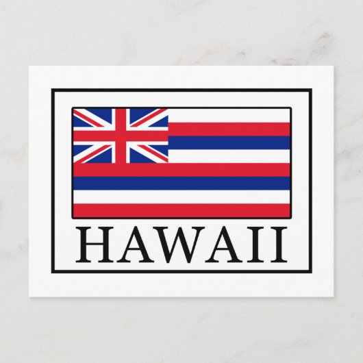 Hawaii Postkarte (Vorderseite)