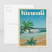 Hawaii Postkarte (Vorne/Hinten)