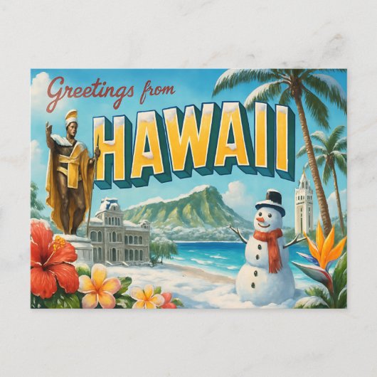 HAWAII Postkarte (Vorderseite)
