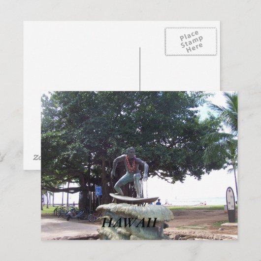 HAWAII POSTKARTE (Vorne/Hinten)