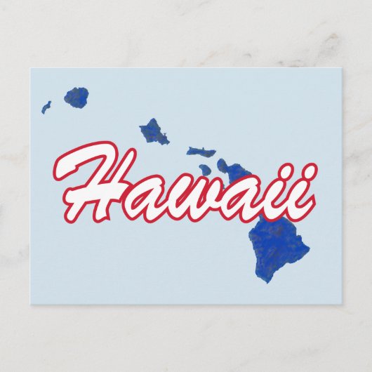 Hawaii Postkarte (Vorderseite)