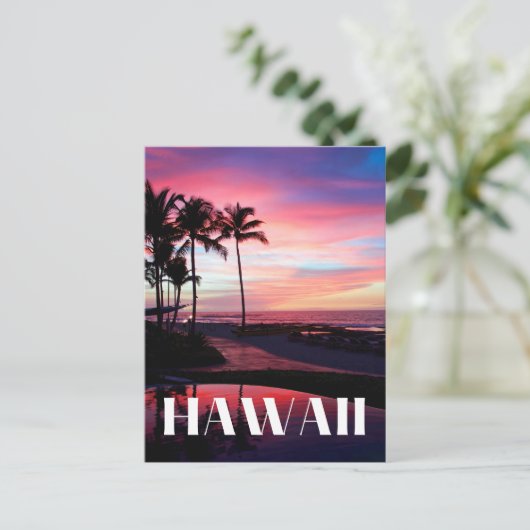 Hawaii Postkarte (Stehend Vorderseite)