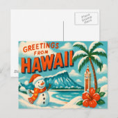 HAWAII Postkarte (Vorne/Hinten)