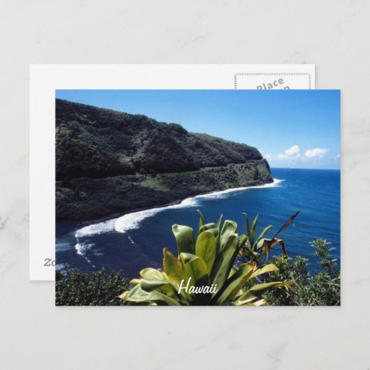 Hawaii Postkarte (Vorne/Hinten)