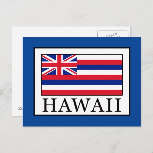 Hawaii Postkarte (Vorne/Hinten)
