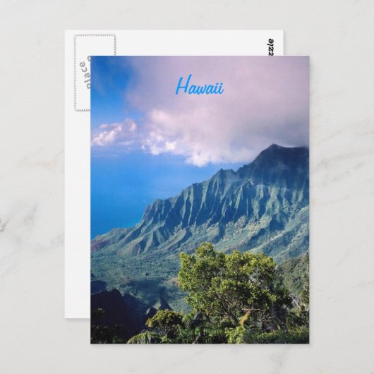 Hawaii Postkarte (Vorne/Hinten)