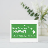 Hawaii Postkarte (Stehend Vorderseite)