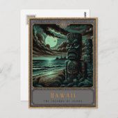 Hawaii | Postkarte Gothic Art (Vorne/Hinten)
