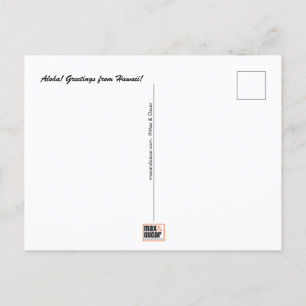 Hawaii-Postkarte Postkarte