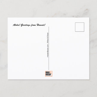 Hawaii-Postkarte Postkarte