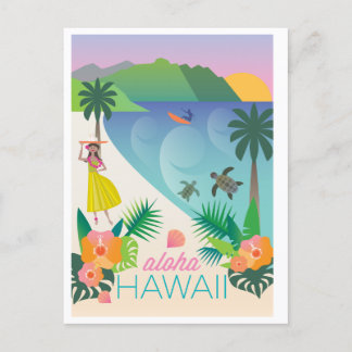 Hawaii-Postkarte Postkarte