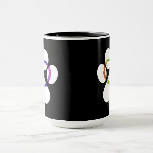 Hawaii Practice Aloha - Kitty Liebe Rainbow Tasse (Zentrum)