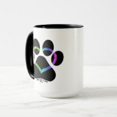 Hawaii Practice Aloha - Kitty Liebe Rainbow Tasse (Vorderseite Links)