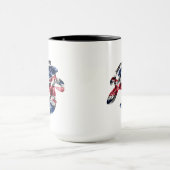Hawaii Practice Aloha - Tribal Honu HIFlag Tasse (Zentrum)