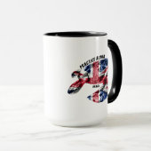 Hawaii Practice Aloha - Tribal Honu HIFlag Tasse (VorderseiteRechts)