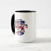 Hawaii Practice Aloha - Tribal Honu HIFlag Tasse (Vorderseite Links)