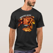 Hawaii Practice Aloha - Tribal Honu Lava T-Shirt (Vorderseite)