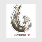 Hawaii Practice Aloha - Tribal Hook Aufkleber (Blatt)